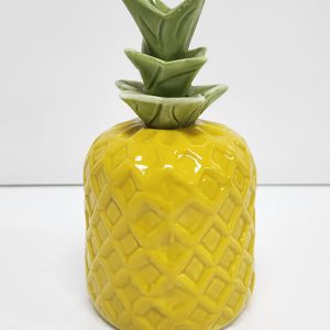Mini Abacaxi - Amarelo - Cerâmica - Cód. 0150