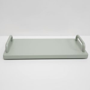 Bandeja Orgânica com Alça - Verde Quente - Cód. 0167